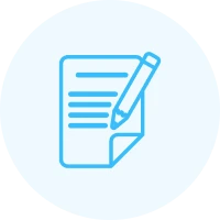 Document and pencil icon